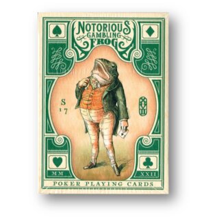 Notorious Gambling Frog (Green) Playing Cards