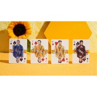 Van Gogh - Sunflowers Borderless Playing Cards