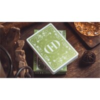 Smoke &amp; Mirrors V8, Green (Deluxe) Edition Playing Cards by Dan &amp; Dave