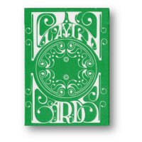 Smoke & Mirrors V8, Green (Standard) Edition Playing Cards by Dan & Dave