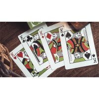 Smoke & Mirrors V8, Green (Standard) Edition Playing Cards by Dan & Dave