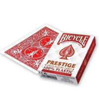 Bicycle - Prestige Plastic Playing Cards ROT