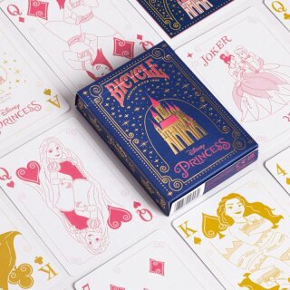 Bicycle - Disney Princess Inspired Playing Cards BLAU