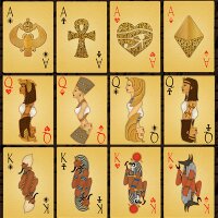 Pharaoh Ltd Edition Foil Deck by Collectable Playing Cards