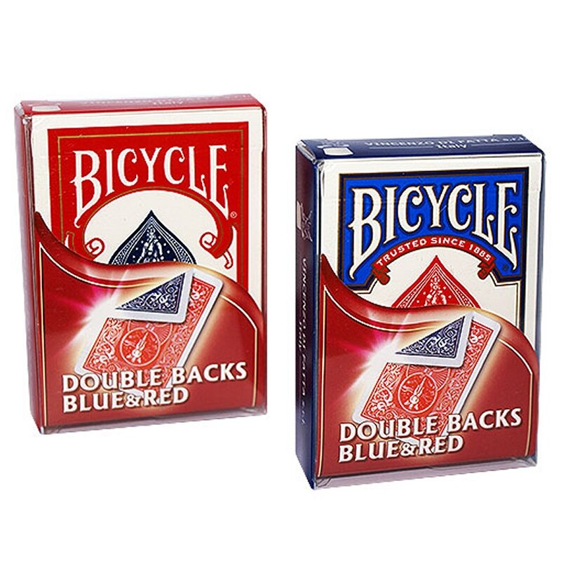 Blue/Red Bicycle Poker GAFF Karten Poker Double Backs 