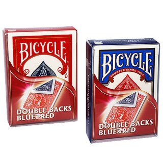 Double Backs - Blue/Red - Bicycle Gaff Karten